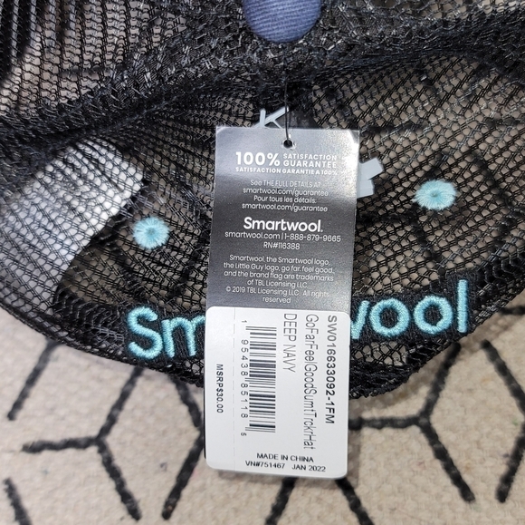 SMARTWOOL GO FAR FEEL GOOD NAVY TRUCKER HAT main image 6